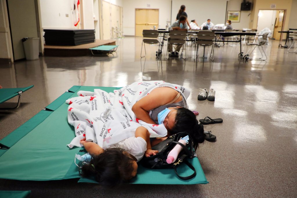 DHS takes over for Red Cross in helping fire victims