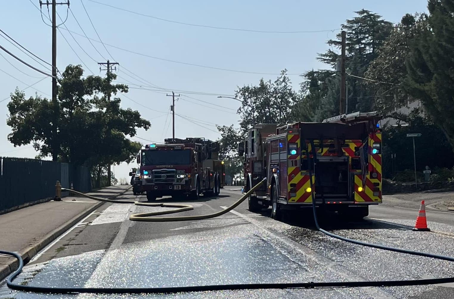 Fire crews responded to a structure fire near the Rogue Valley Country ...