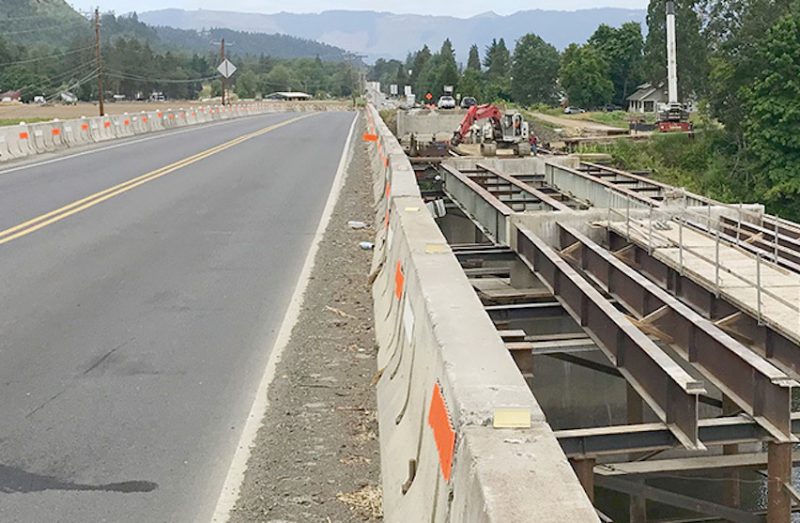 Melrose Road will be closed at the South Umpqua River from 9 a.m. to 4 p.m. on June 19, due to work on the Conn Ford Bridge replacement project