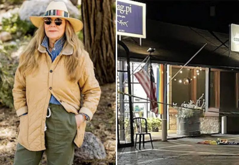 Store owner was shot and killed following a confrontation with a man who objected to her displaying a flag!