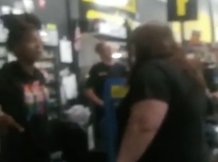 Woman, who appears to be white, threatened a Black employee and called her the N-word because she was told the store was about to close!