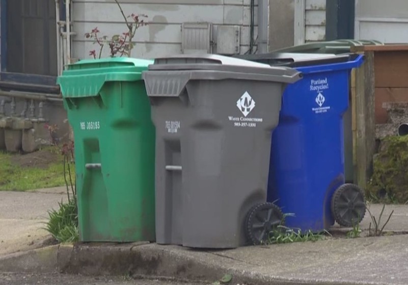 Christmas and New Year’s Day are on Mondays this year, which means collection will be delayed by one day for all Portland customers, city officials say