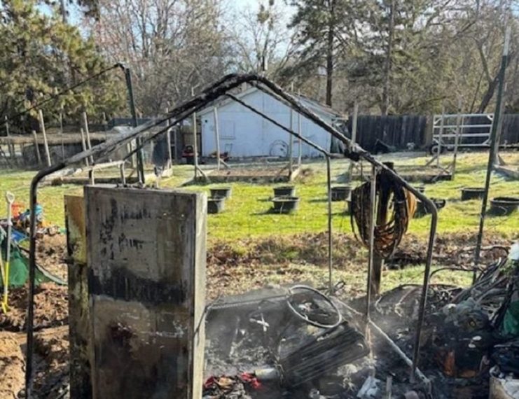 Serious Burns Sustained in Garden Shed Explosion in Merlin, Oregon