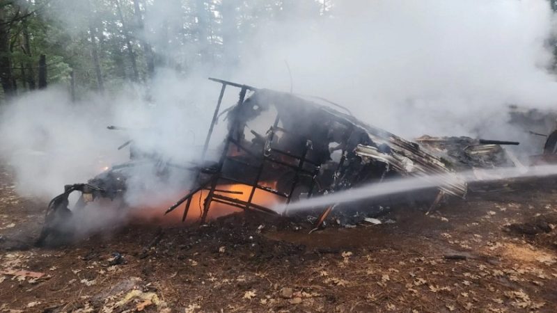 Investigation Underway After RV Fire in Cave Junction