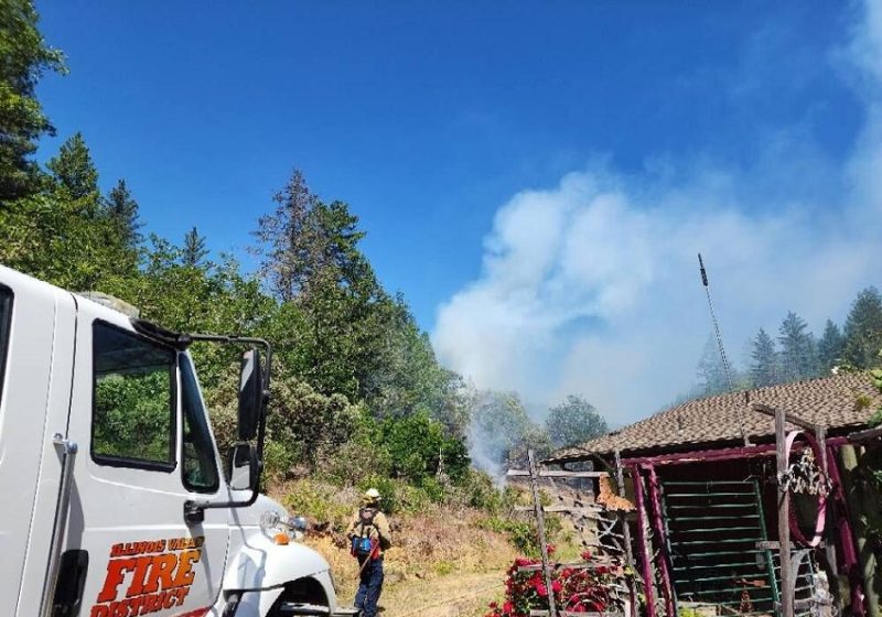 Grass Fire in Kerby Grows to Two-Alarm Before Being Contained